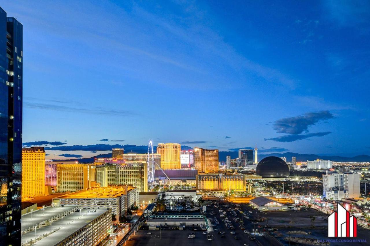 Mgm Signature-27-805 F1 Track & Strip View Balcony Las Vegas Bagian luar foto