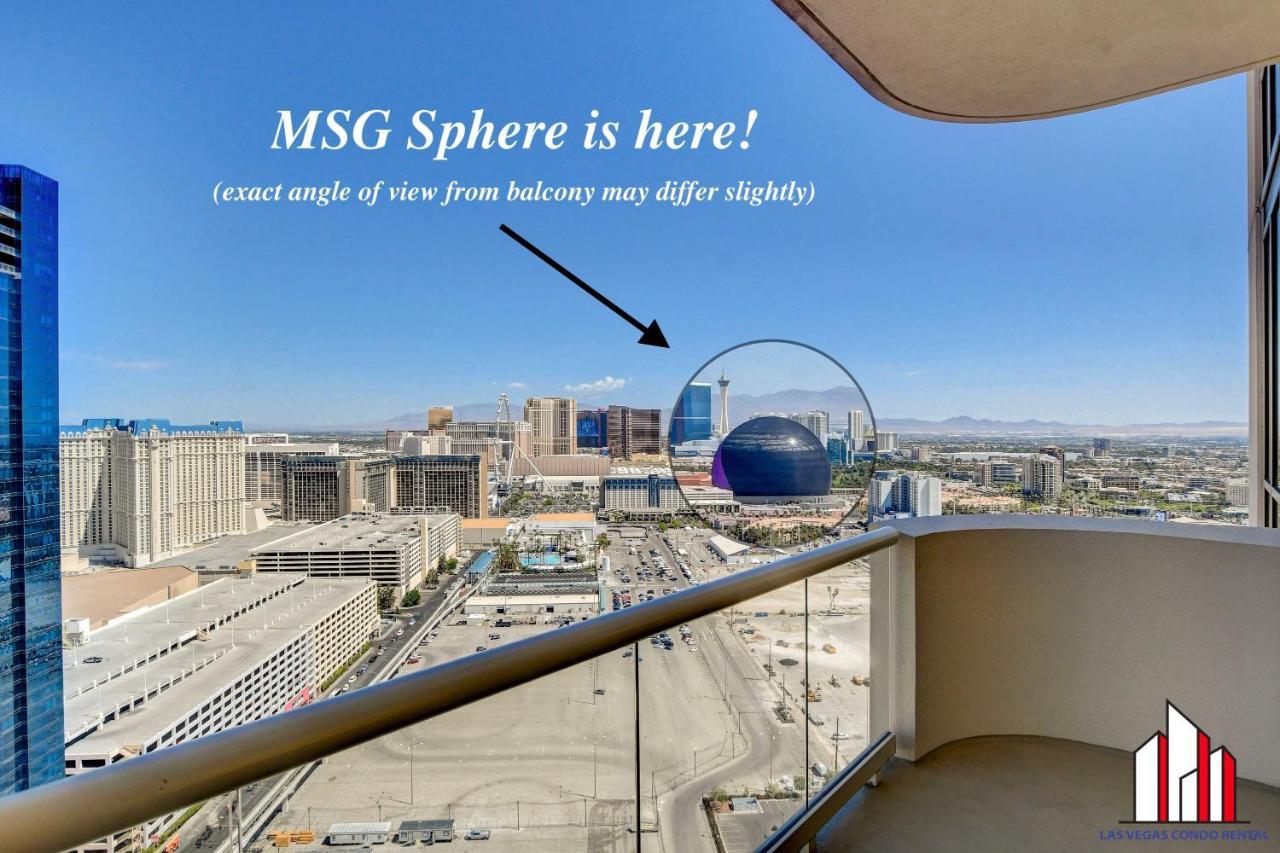 Mgm Signature-27-805 F1 Track & Strip View Balcony Las Vegas Bagian luar foto