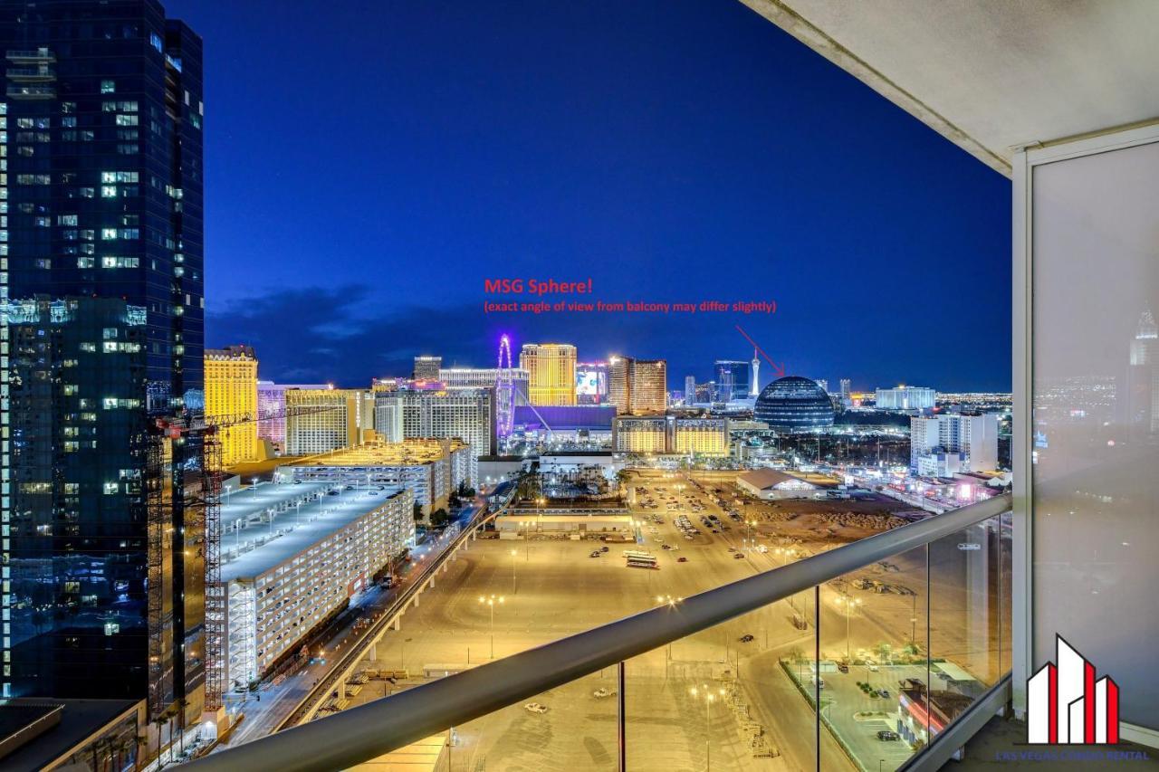 Mgm Signature-27-805 F1 Track & Strip View Balcony Las Vegas Bagian luar foto